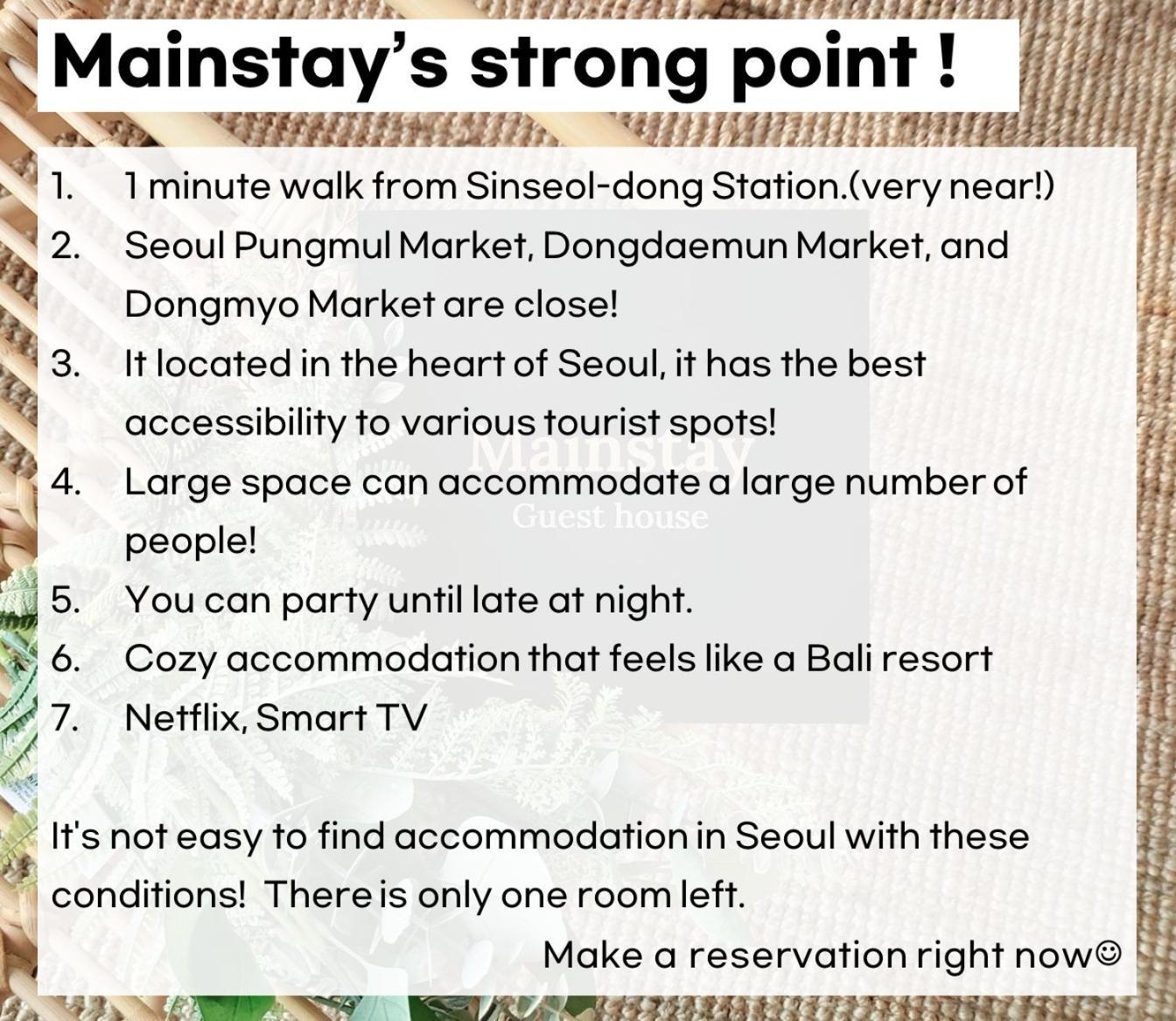 Mainstay Seoul Exterior foto